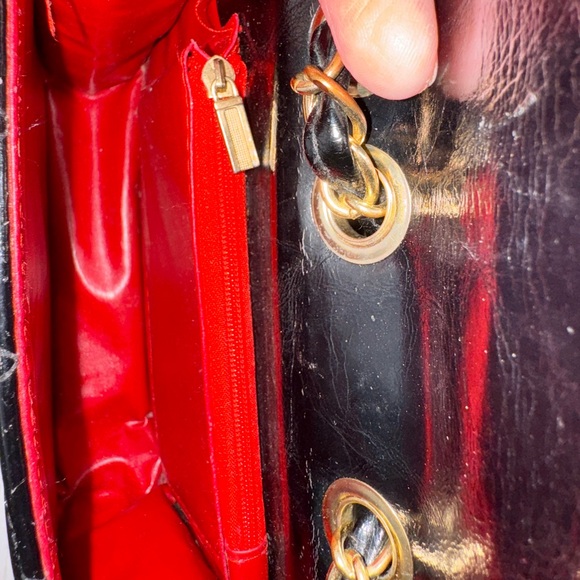 Vintage Chanel Mini Chain Square Flap Bag - Picture 3 of 4